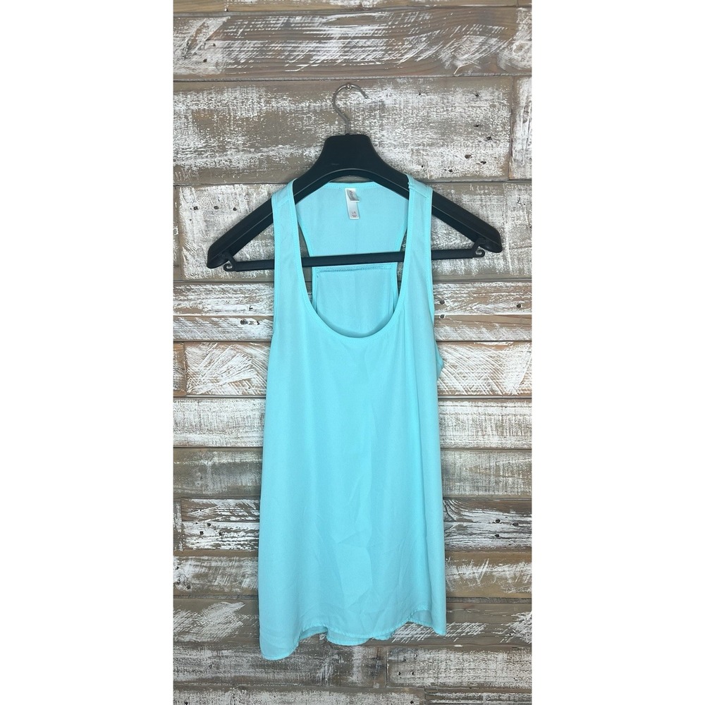 Xhilaration womens aqua green tank L